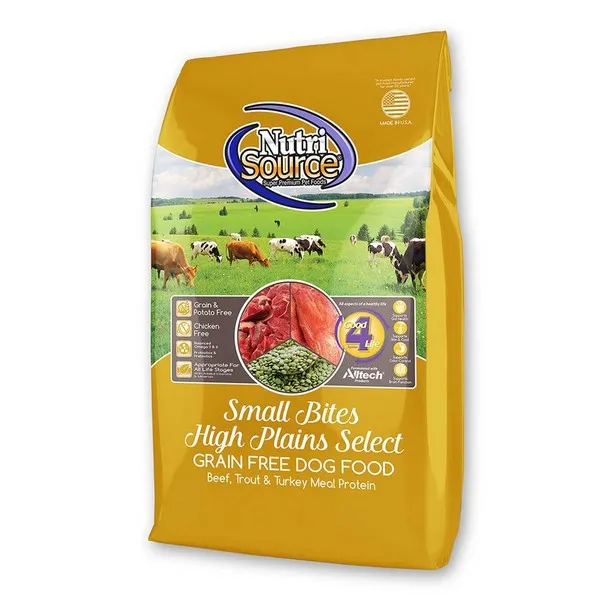 4 Lb Nutrisource Grain Free High Plains Select Small Bites - Food